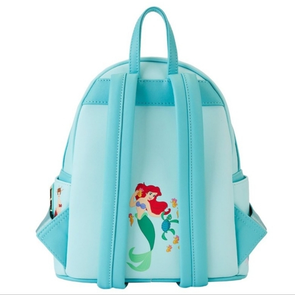 NWT Loungefly Disney The Little Mermaid Princess Lenticular Mini Backpack - Picture 6 of 11
